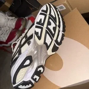ASICS Kayano 14 ( size 8.5m - 10w ) Black and Cream ASICS Gel-Kayano 14 Cream Black Metallic Plum – SOLEBLOCK main image 3